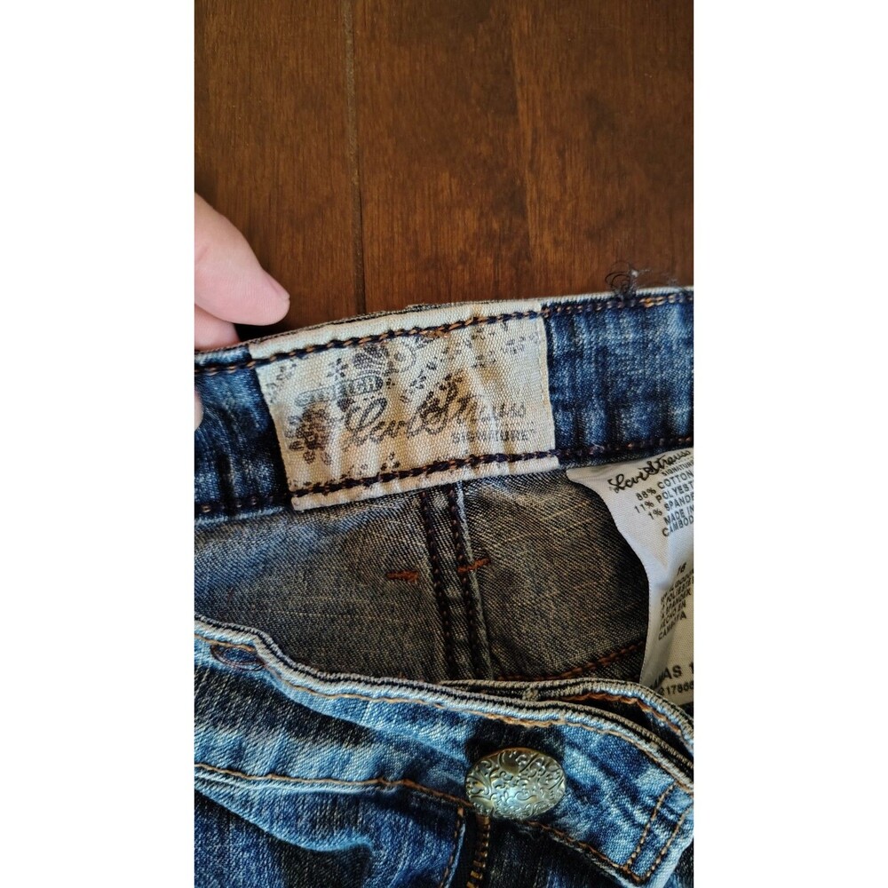 Levi's Women’s Signature Stretch Strait Jeans Misses SZ 16 Medium Wash - Picture 3 of 6